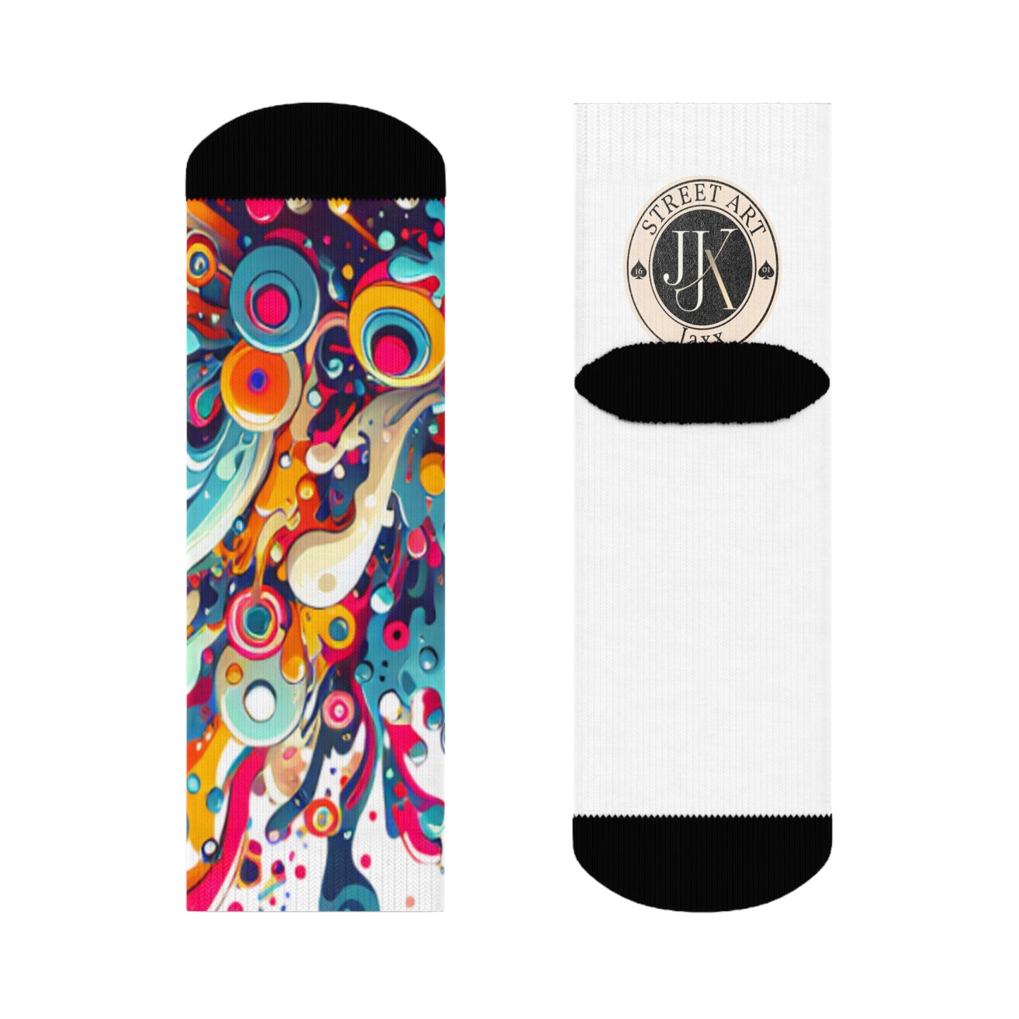 JX-Signiture Vibrant Crew Socks