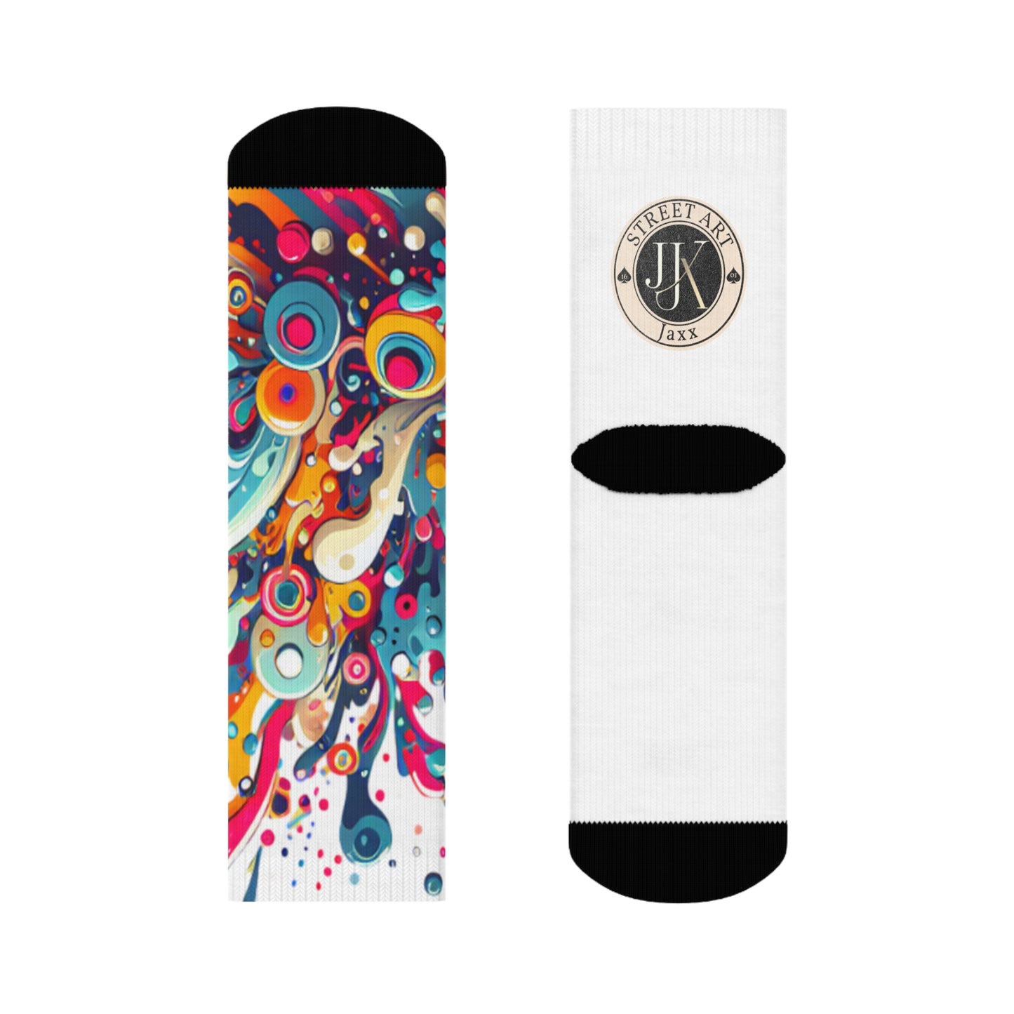 JX-Signiture Vibrant Crew Socks