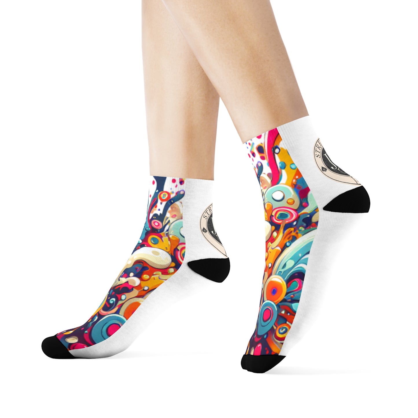 JX-Signiture Vibrant Crew Socks