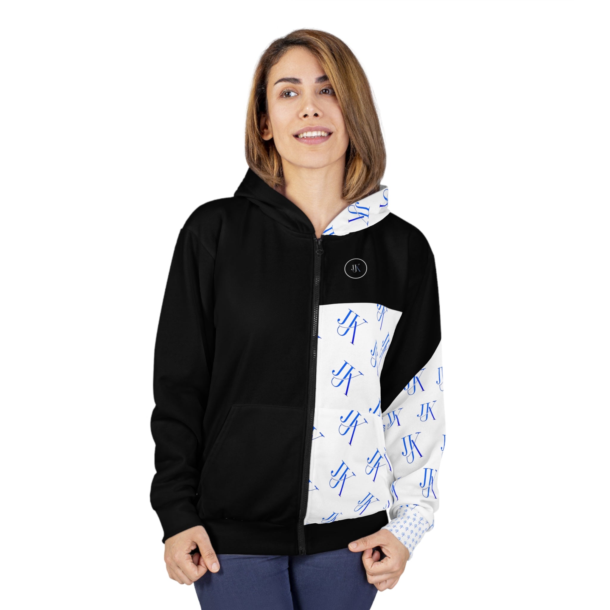 アイドル Yui logo w zip line hoodie &jersey pants JX-Unisex Zip Hoodie – Mein Shop