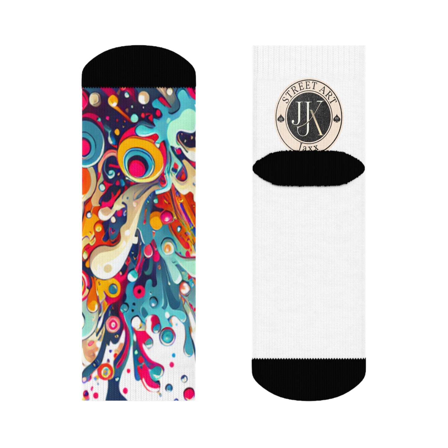 JX-Signiture Vibrant Crew Socks