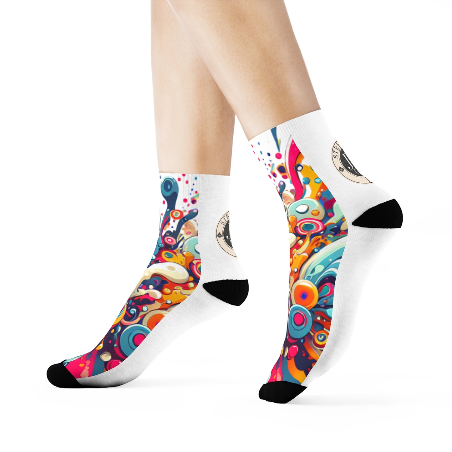 JX-Signiture Vibrant Crew Socks